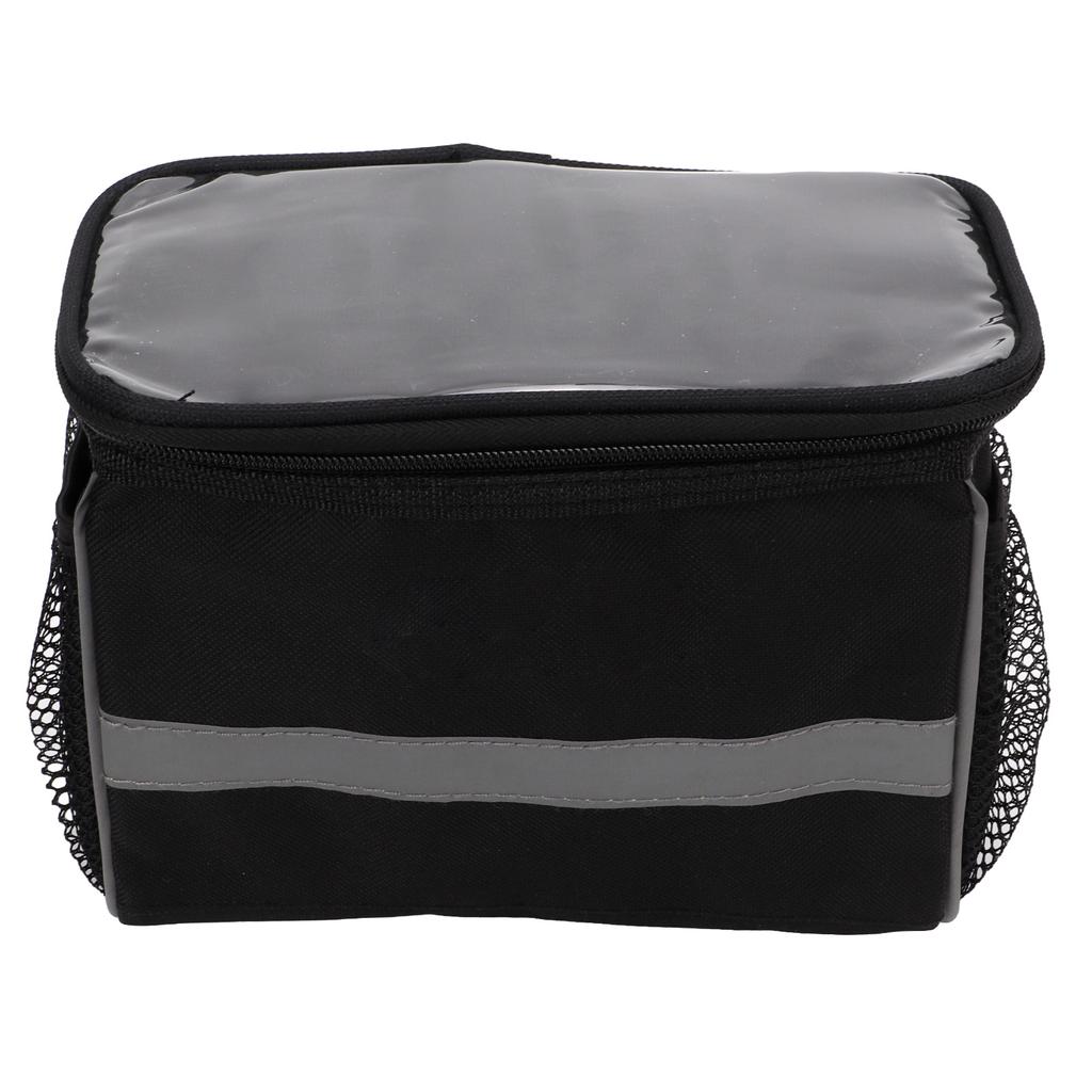 Черная сумка на руль велосипеда, сумка на переднюю трубу, велосипедная корзина, велосумка для горного велосипеда для активного отдыха