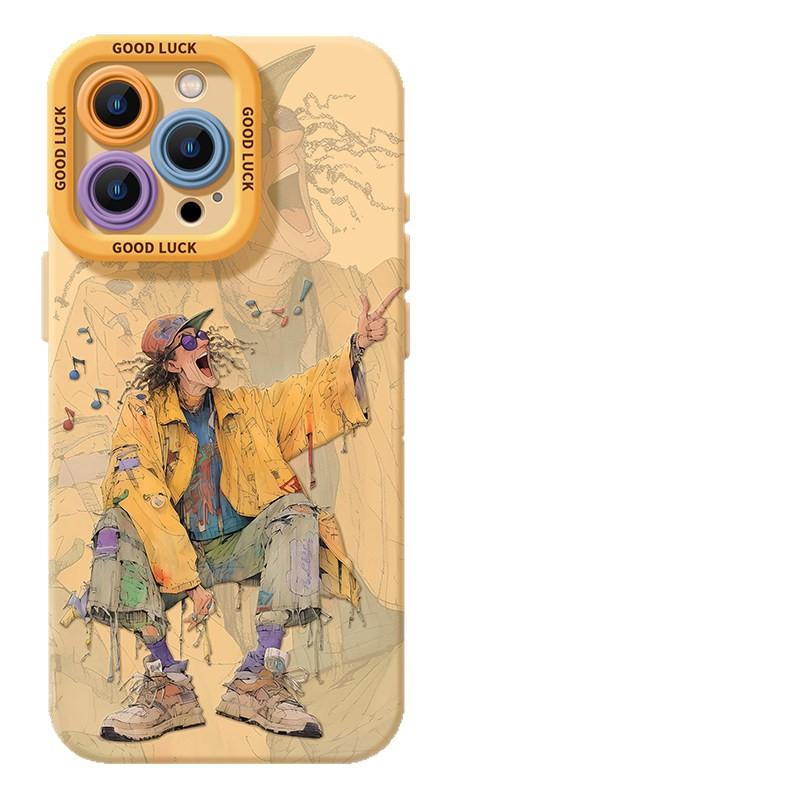 Applicable Apple 17promax clown male artist 1615iphone14 Europe and America 13 silicone 12 soft 11