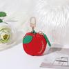 Cross-border Spot Bag Charm: Fruit Series Coin Purse, PU Leather Keychain, Earphone Bag - Small & Cute