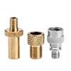 3Pcs/Set Bike Air Pump Valve Adapter French To American Convert Wheel Gas Nozzle