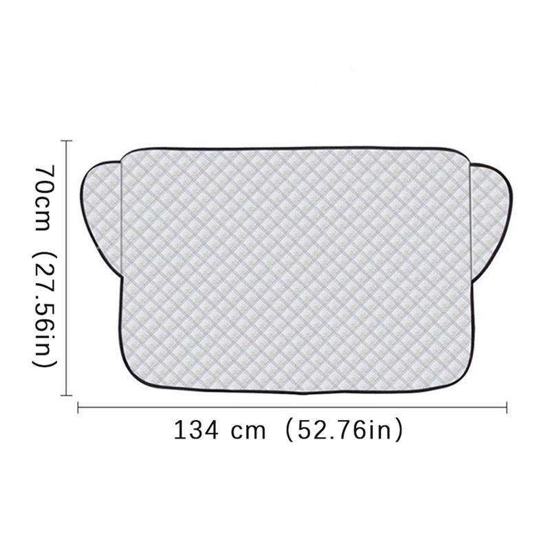 Чехол на лобовое стекло автомобиля, зимнее, солнцезащитное, снеговое, ледовое, пылезащитное, противоморозное, с защитой от ультрафиолета, чехол для снега, автомобильные аксессуары