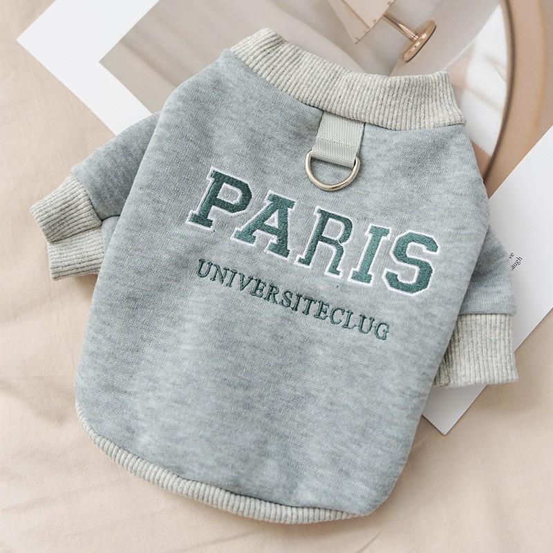 Зимняя одежда для собак Толстовки с капюшоном для собак Pet Letter Пуловер для щенков Теплое пальто для собак Одежда для кошек Чихуахуа Французский бульдог 2024 Толстовка для собак