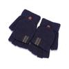 Unisex Winter Warm Imitation Cashmere Thicken Flip Mittens Fingerless Gloves Half Finger Gloves