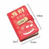 100 Envelopes Money Saving Challenge New Year Horse Waterproof Binder Savings Challenges Book PU With Password Lock