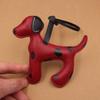 Leather Rope Dalmatian Dog Charm PU leather Bag Charm Pendant Decoration Shoulder Bags Pendant  Bag