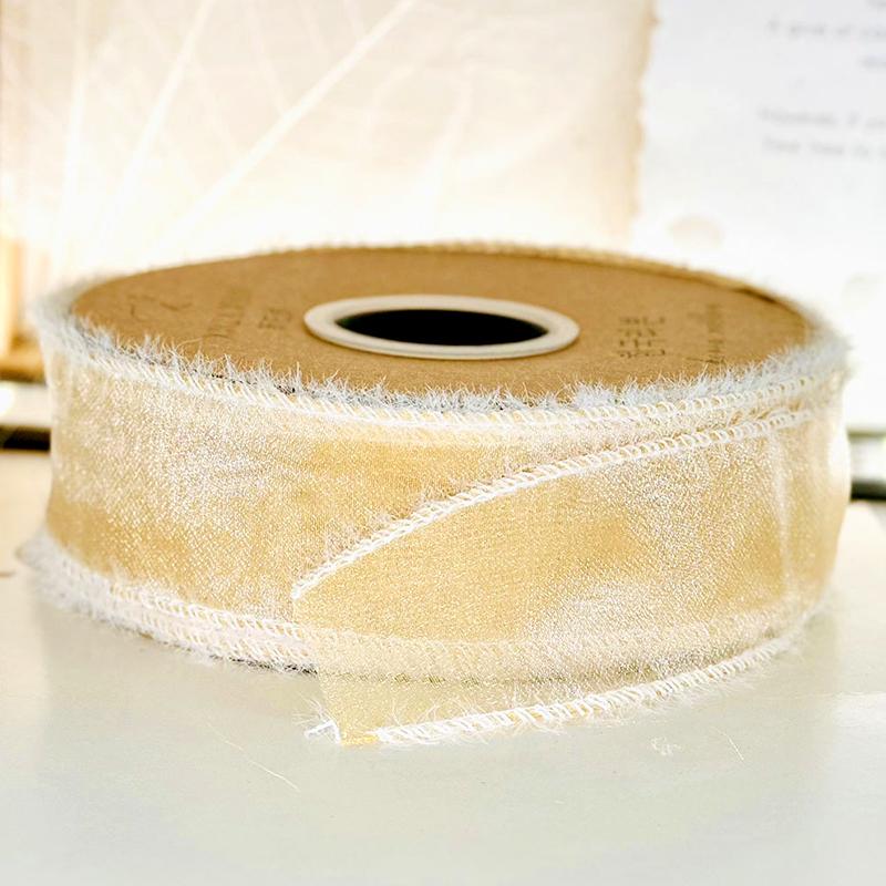 1 рулон градиентной ленты для вечеринок, пряжа «рыбий хвост», 10 ярдов, подарочная упаковка, аксессуары для волос своими руками, материал для шпилек, ширина 25 мм