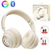 Девочки RGB свет милый кот беспроводная Bluetooth гарнитура космическая капсула наушники с микрофоном дети девочки подарки