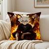 Hells Paradise  Jigokuraku Cushion Cover Linen Minimalist Soft  for Sofa Bed Home Room Decor