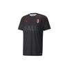 Puma X Balr Collaboration Ac Milan Club Letter Logo Printed Short Sleeve Football Shirt Men Football Shirt Red Black 758789-01