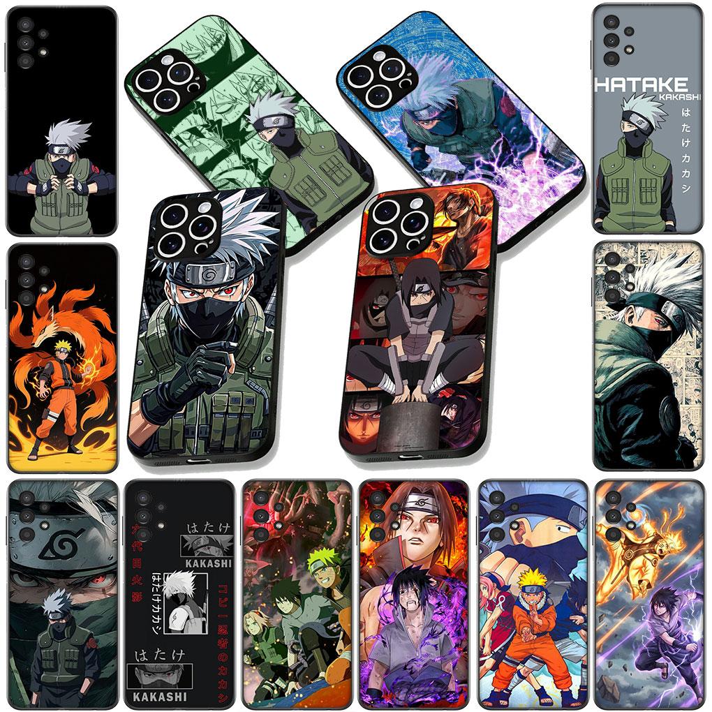 Soft Phone Cover for Samsung Galaxy S25 S24 S23 FE Plus Ultra S7 Edge A16 A15 5G s25+ Case Kakashi Hatake Narutos Uchiha Sasuke