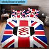3pcs Fulham F.C Printed Bedding Set Duvet Cover Closure Includes 1 Duvet Cover & 2 Pillowcases Bedding Sets Home Decor Gifts