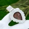 Натуральный марокканский агат с прожилками, подвеска из стерлингового серебра 925 пробы, для женщин