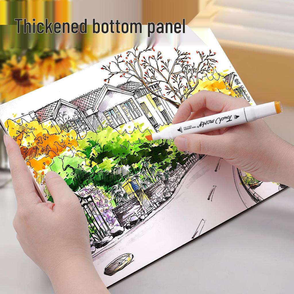 Утолщенный блокнот для рисования с откидными листами для маркеров - для аниме и студентов