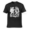 Dancing Toads Organic Unisex Tshirt Vintage Style Demon Tshirt Cotton Casual Unisex T Shirt Unisexs Tee Shirts Tops