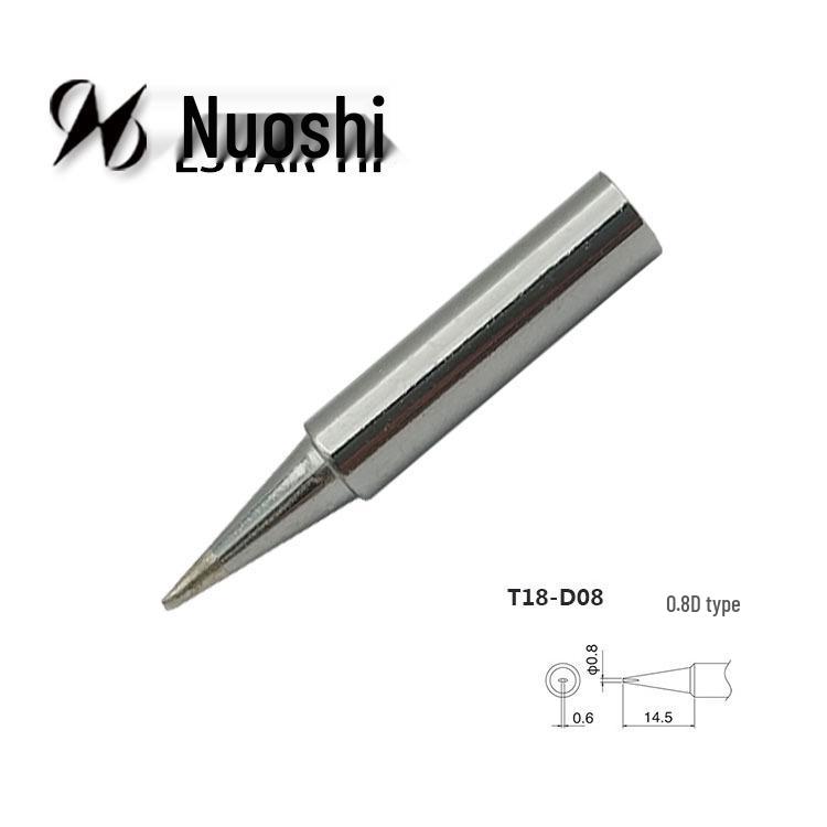 Наконечник для паяльника Noshida T18-K, форма подковы, универсальный для HAKKO White Light.