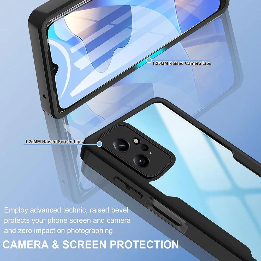 Противоударный чехол с полной защитой для Xiaomi 13T Redmi 13C 12C 10C Note 12S 4G 12 Pro Plus 11 11S 10 10S 10A 9 9C NFC A1 Poco F5 X5 Pro 5G двойная крышка