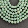 Natural Green Aventurine, 6mm 8mm 10mm Size Round Beads, Natural Green Gemstone, 14-15 Inch Strand.