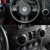 Dashboard Central Control Steering Wheel Air Conditioning Vents Decoration Interior for Jeep Wrangler JK 2011-2017 4-Door Version Car Accessories