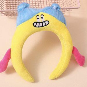 Anime Super Cute Crab Headband New Dinosaur Design Hairband Hair Clip Accessory for Women and Men Funny Cartoon Style