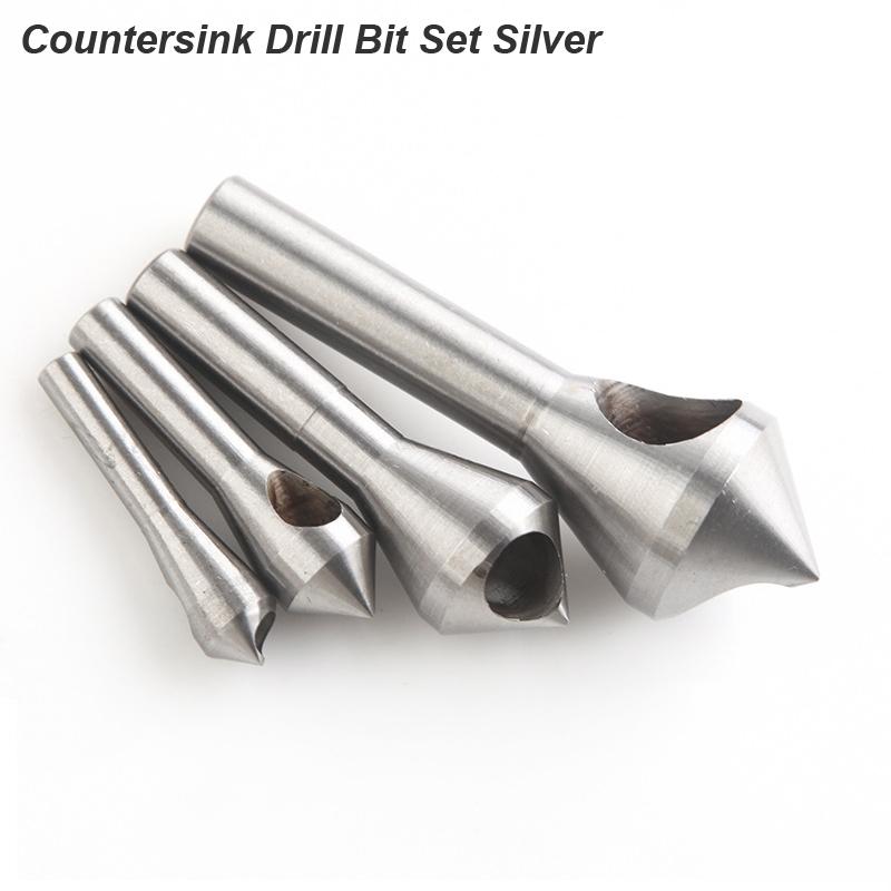 Сверло с фаской 90°, коническая фреза для снятия заусенцев, зенковка с титановым покрытием, круглый хвостовик для алюминия, дерева, мягкого металла, гладкий вырез отверстия