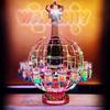 WANCHIY Globe-Shaped Glass Holder, 12-Hole, Rechargeable, Automatic Color-Changing, Perfect for Birthdays, Christmas, Nightclubs, Parties, Restaurants