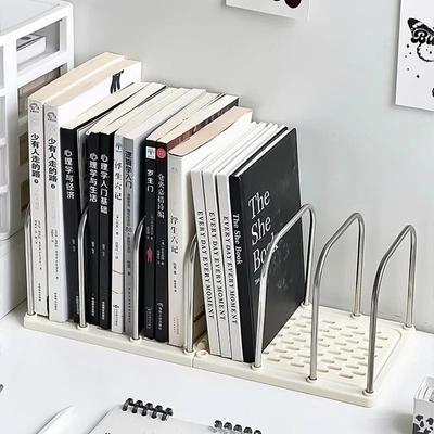 Стеллаж для хранения на учебный стол Настольная книжная полка Нескользящая основа Современный минималистичный Офисный стол Органайзер Полка