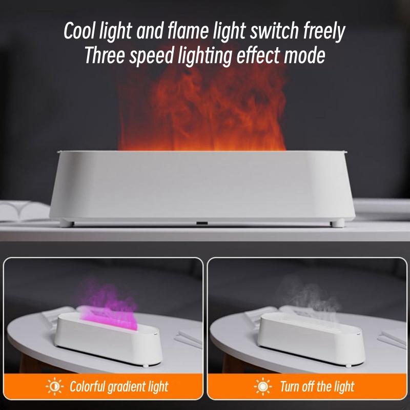 Распылитель ароматов Fire Flame, увлажнитель воздуха с дистанционным управлением USB, ультразвуковой ароматерапевтический диффузор эфирных масел, туманообразователь