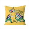 Cute TTeletubbies Pillow Case For Car Sofa Decorative Home Doublesided Print Plush Square Throw Pillow Cushion Cover