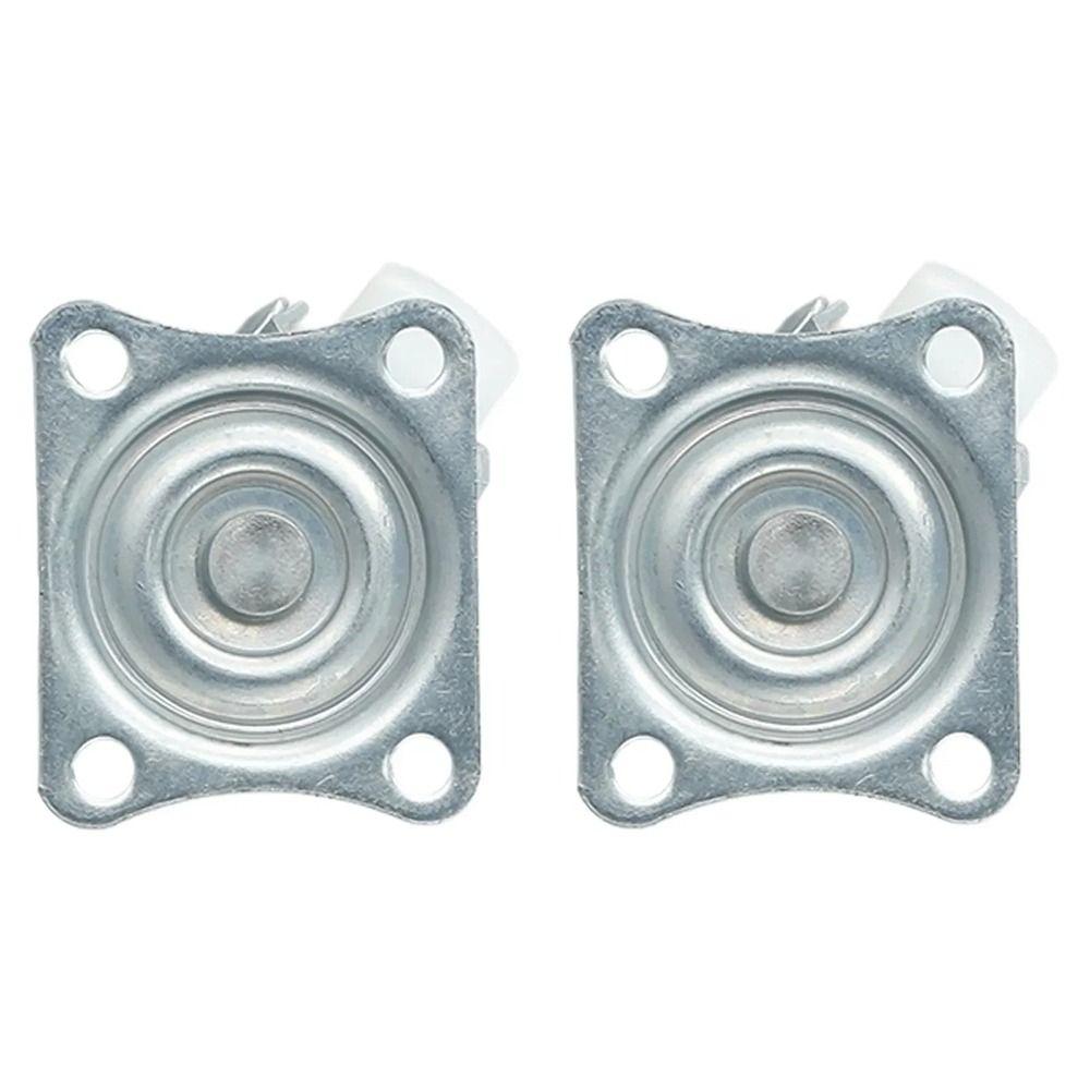 1/2/4Pcs Heavy Duty Caster Wheel 360 Degree White Nylon Rubber Furniture Roller 1/1.25/1.5/2/2.5/3inch Furniture Carts