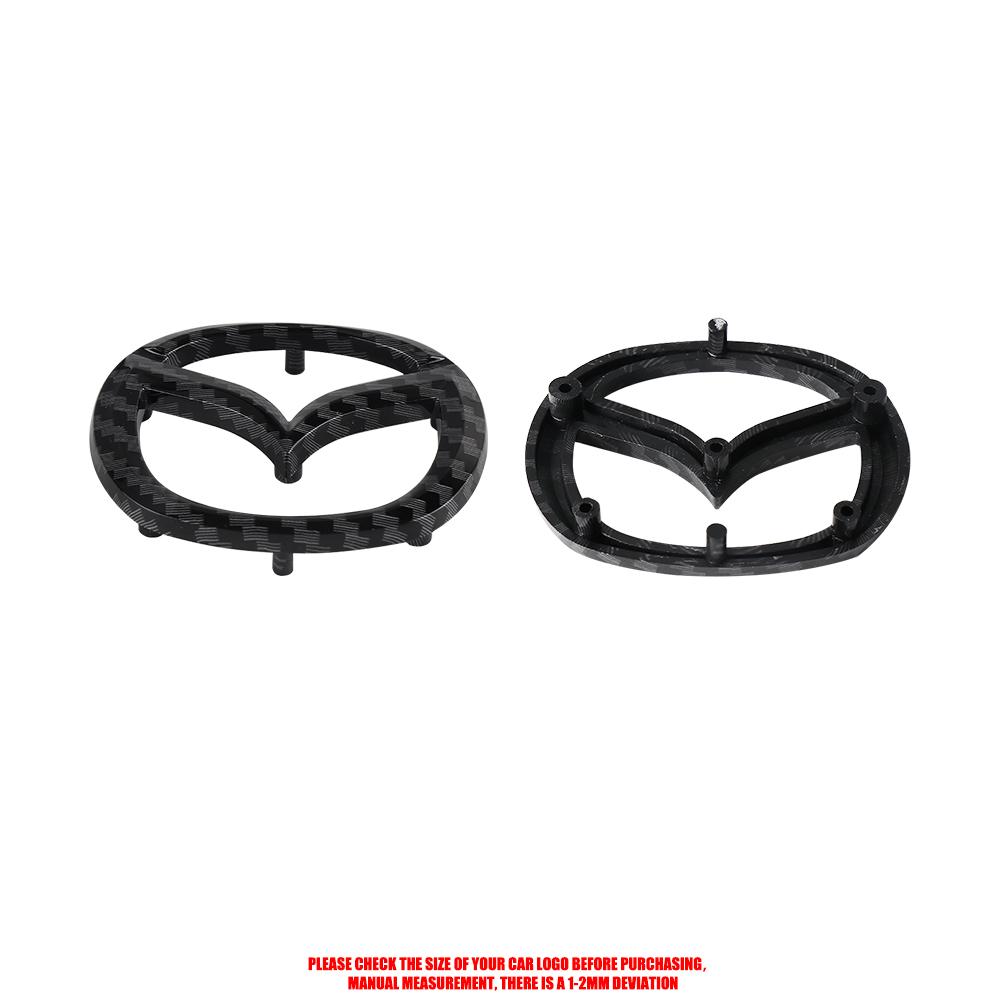 57x46MM Car Steering Wheel Center Badge Replacement ABS Emblem for Mazda CX4 CX5 RX7 Atenza Axela 3 2 5 CX3 MX3 MX5 CX9 CX7 RX8