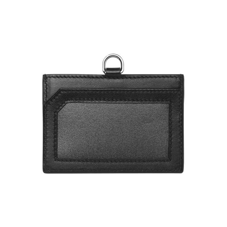 Montblanc MGram Серия 4810 Винтажный Узор ПВХ Холст И Кожа Держатель для Карт Мужской Держатель для Карт Черный Синий 127904