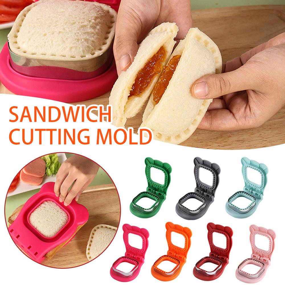 Uncrustables Sandwiches Cutter Sealer с квадратной многофункциональной хлебопечкой без корочки для приготовления завтрака