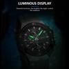 Men's Waterproof Luminous Calendar Chronograph Six Pin Silicone Strap Quartz Business Sports Watch