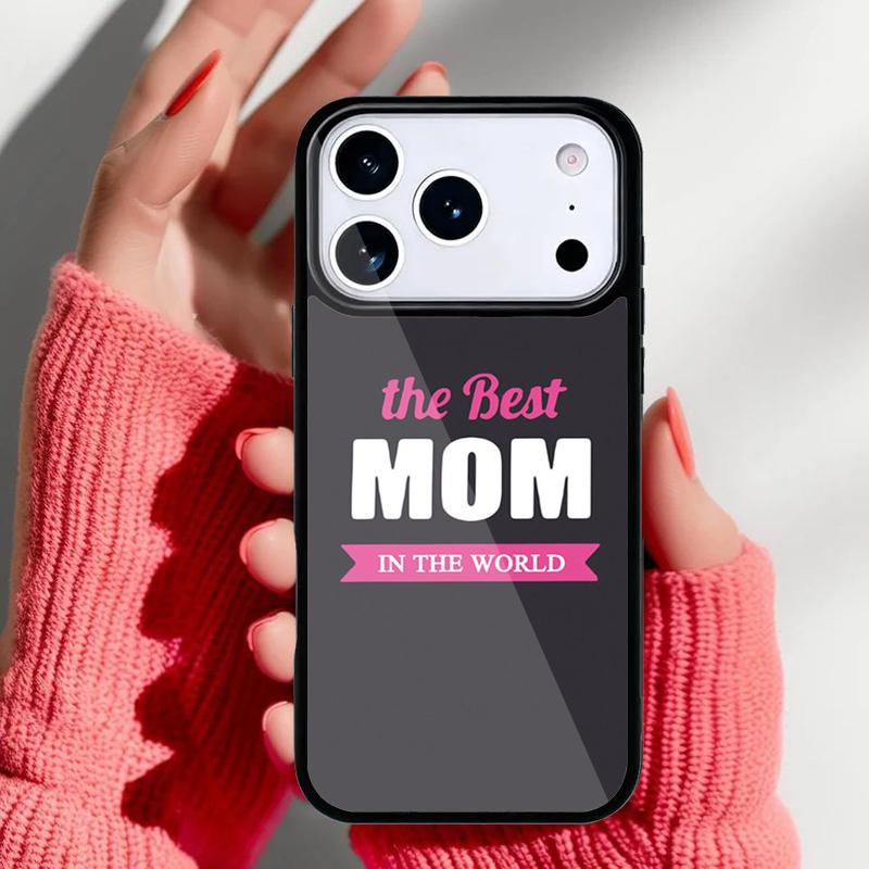 Лучшая мама никогда Чехол для телефона для iPhone 17 16 15 14 13 Pro Max Задняя крышка для 12 11 Pro Coque