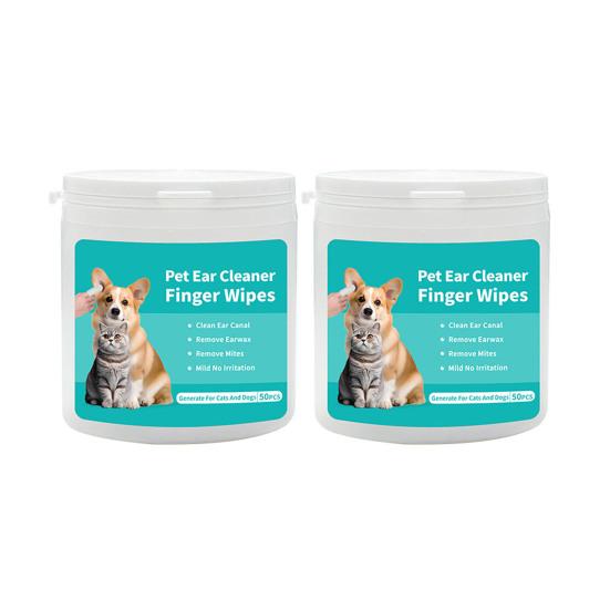 Dog Ear Cleaner Wipes Dog Ear Infection Treatment Fast Relief from Ear Itching And Inflammation Otic Cleanser To Remove Wax Debris And Smelly