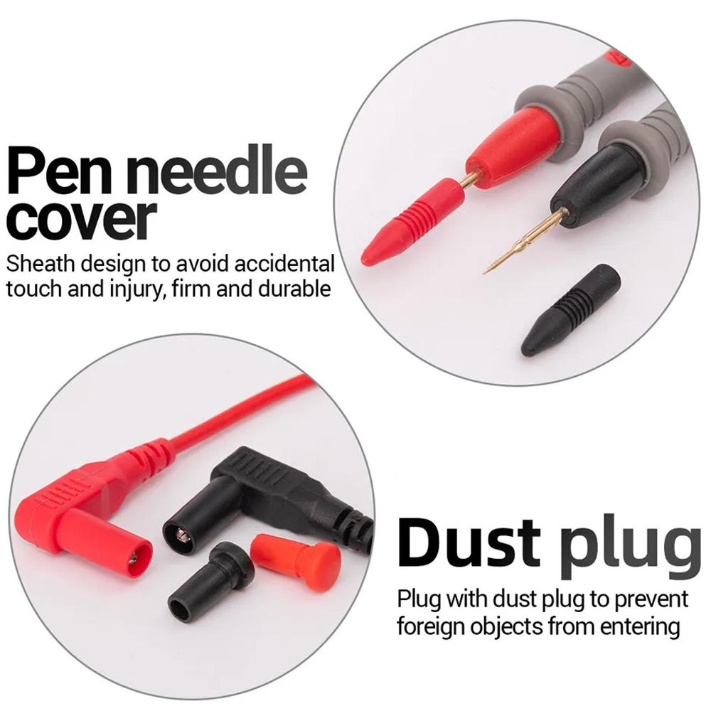 НОВЫЕ Цифровой Мультиметр Щуп Измерительные Провода 1000В 10А 20А Универсальный Игольчатый Наконечник Мультиметр Тестер Измерительный Провод Щуп Провод Ручка Кабель