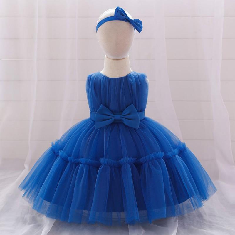 Girls Princess Tulle Dress Weddings Birthdays Toddler Party Gown
