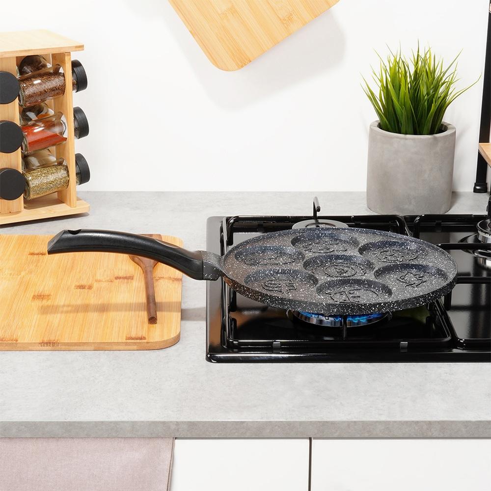 Granite egg pan 7 holes BASIC LINE 26 cm