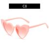Heart-Shaped Sunglasses Vintage Sunglasses UV400 Protection Clout Goggle Love Heart Sunglasses Retro Eyewear Women's Accessories