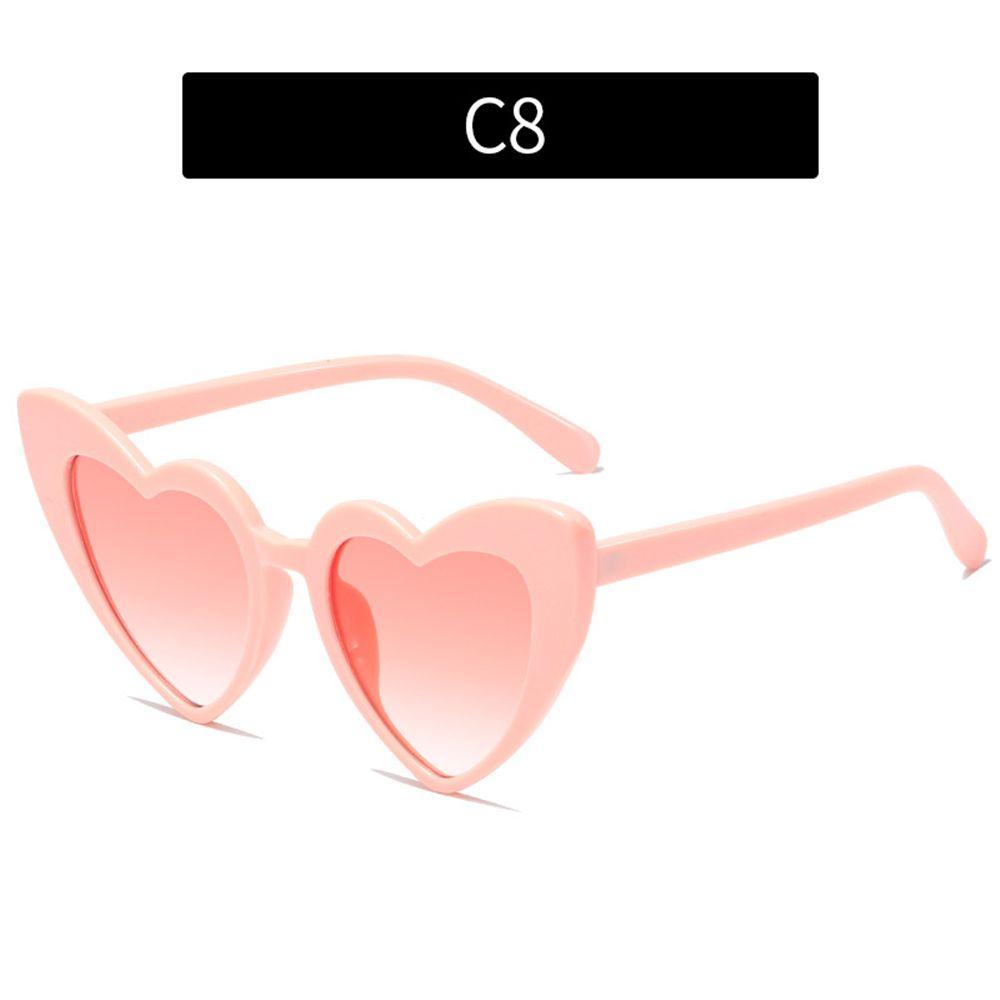 Heart-Shaped Sunglasses Vintage Sunglasses UV400 Protection Clout Goggle Love Heart Sunglasses Retro Eyewear Women's Accessories