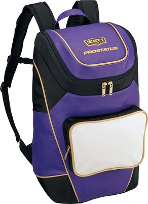 Рюкзак ZETT Baseball Pro Status Square, белый и фиолетовый, BAP420