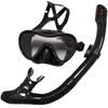 Unisex Full Dry Snorkel Mask Set Swimming Diving Silicone Snorkeling Gear