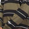 adidas Оригинальные SS25 Дизайн полоски с логотипом бренда Удобная мягкая рубашка поло с длинным рукавом Унисекс Рубашки поло Оливково-зеленый Черный Ярко-белый JD2841