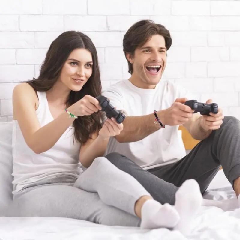 Spider Friendship Bracelets Cosplay Costume Accessories Couple Relationship Distance Bracelet Heart Stone Beads Charm