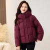Women's Hooded White Duck Down Jacket - Winter Fashion, Thick, Loose-Fit, Short Coat YX86196