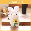 Мультяшный Кролик Милый Плюшевый Брелок Мягкий Короткий Плюш Подарки Украшение для Сумки Кукла Ребенок