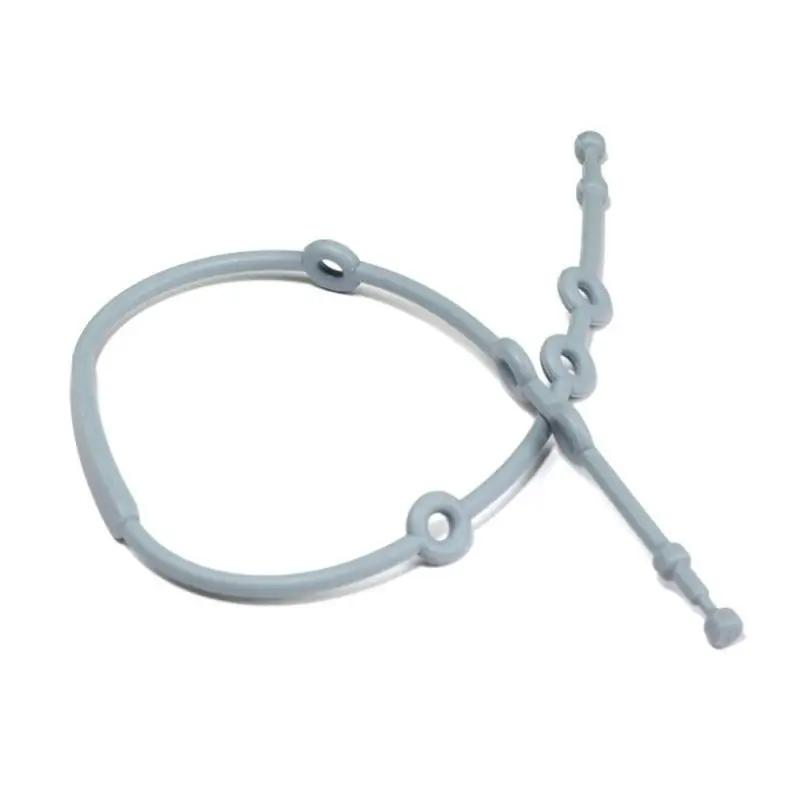 1~2PCS New Silicone Toy Safety Straps Newborn Teething Soother Chew Dummy Chains Adjustable Baby Pacifier Clip Teether Straps