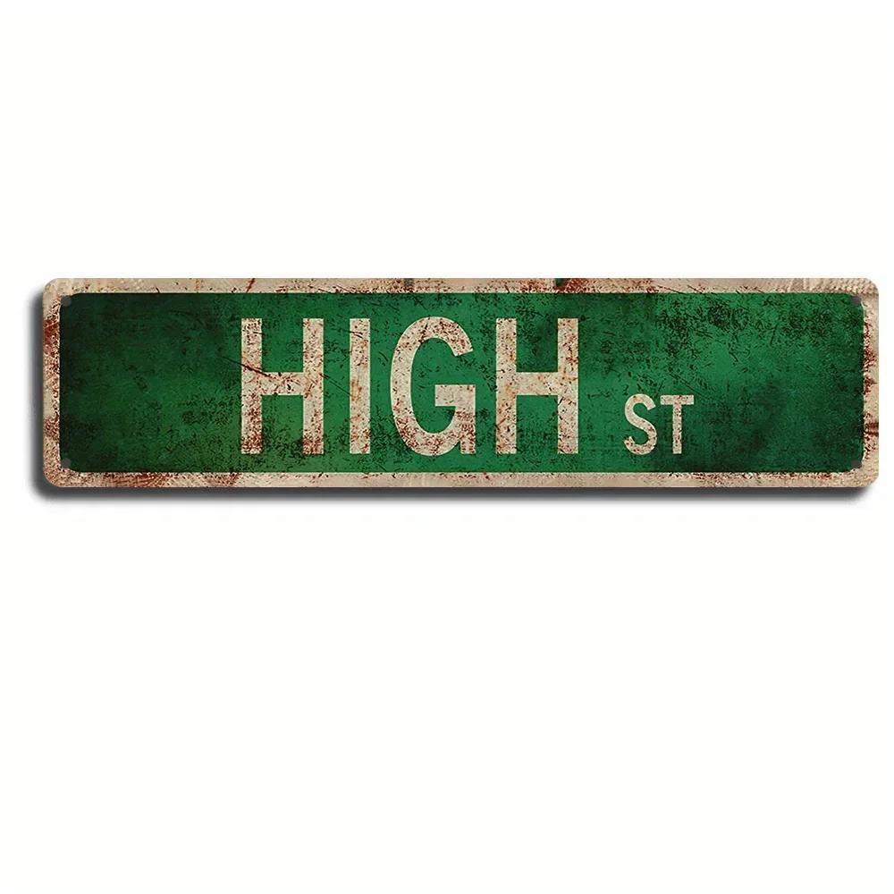1 шт., винтажный деревенский ретро-уличный знак Stoner Avenue - 4''x16''/10см*40см - отлично подходит для украшения комнаты, дома и стены