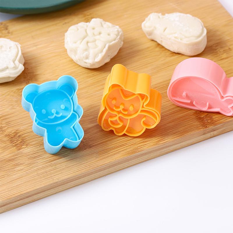 4 шт./набор милый маленький дельфин маленький тюлень белка медведь сэндвич печенье формочки резак печенье торт украшения формы инструменты