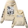 Japanese Anime Jujutsu Kaisen Itadori Yuji Print Graphic Hoodies Vintage Oversized Hooded Casual Hoodie Men Women Clothes